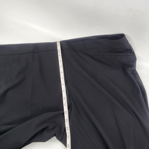 Halogen Taylor Fit Dress Pants Trouser Womens Plus Size 24 Black Classic Luxe - Picture 9 of 10